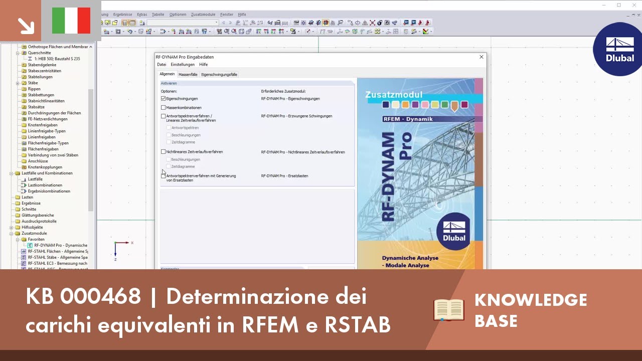 KB 000468 | Determinazione dei carichi equivalenti in RFEM e RSTAB