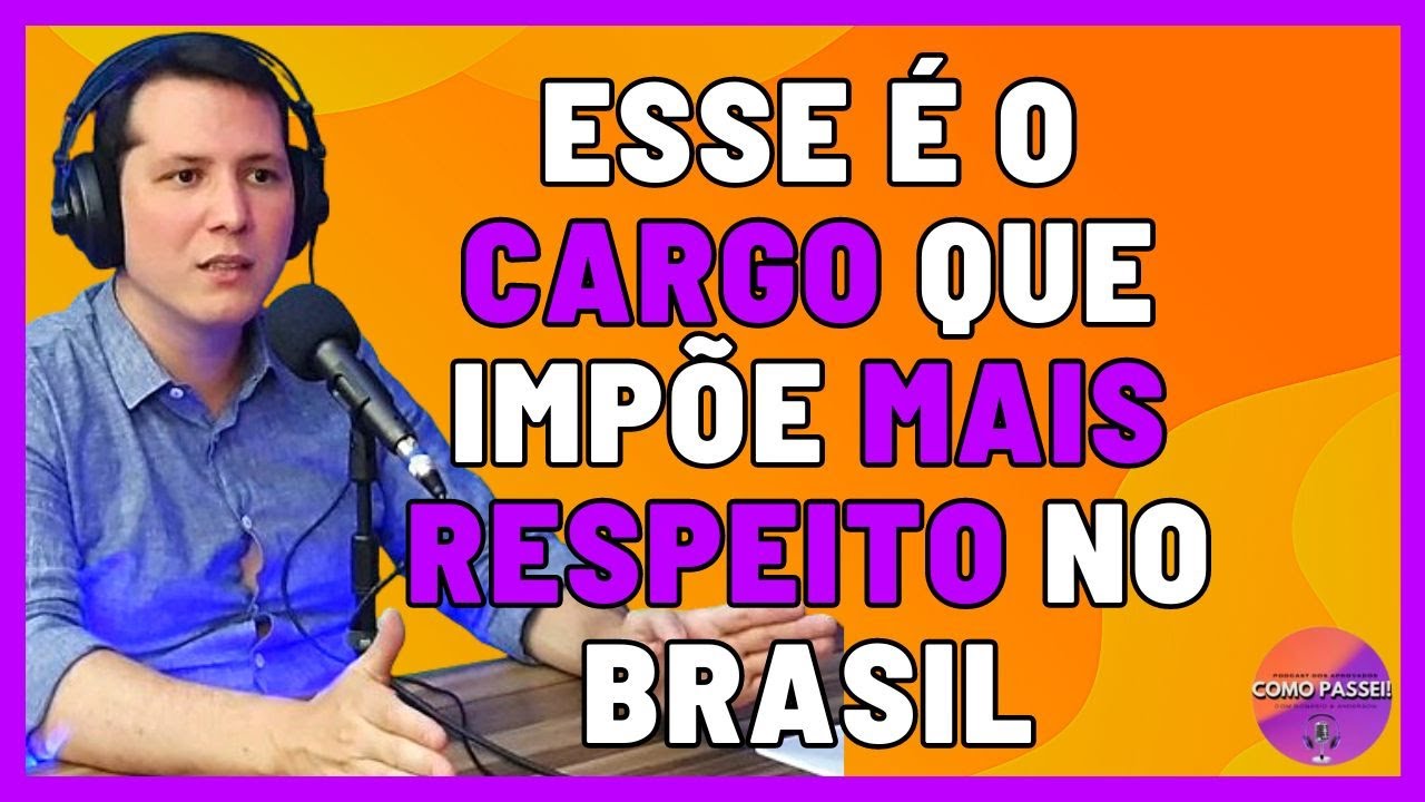 Ele Escolheu Um dos Melhores Cargos de Concursos Públicos