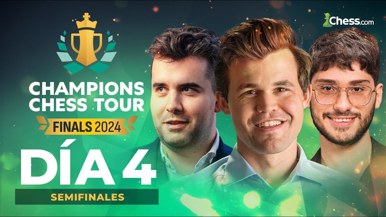 Carlsen vs. MVL, Nepo vs. Firouzja | ¿Quién llegará a la GRAN FINAL?Champions Chess Tour SEMIFINALES