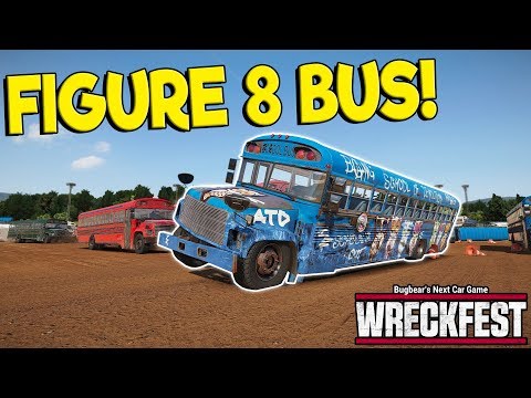 NEW FIGURE 8 BUS RACE & HUGE UPDATE! - Next Car Game: Wreckfest Release Gameplay - Wrecks & Races