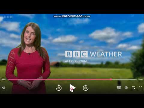 (HD) Alex Osbourne BBC ONE Points West weather July 3rd 2022 - 60 fps
