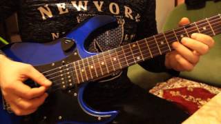Hail And Kill - Manowar - Electric Guitar ?over - our student - video to lesson