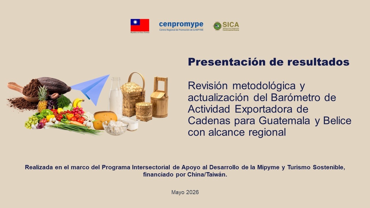 Presentación de resultados deñ Barómetro de Actividad Exportadora #BAEX