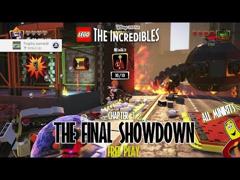 Lego The Incredibles: The Final Showdown FREE PLAY (All 10 Minikits) - HTG