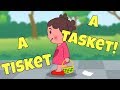 A Tisket, A Tasket - Nursery Rhyme Song for Preschoolers and Toddlers