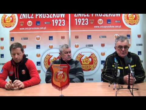Konferencja prasowa po meczu Znicz Pruszków vs. KS Siarka Tarnobrzeg