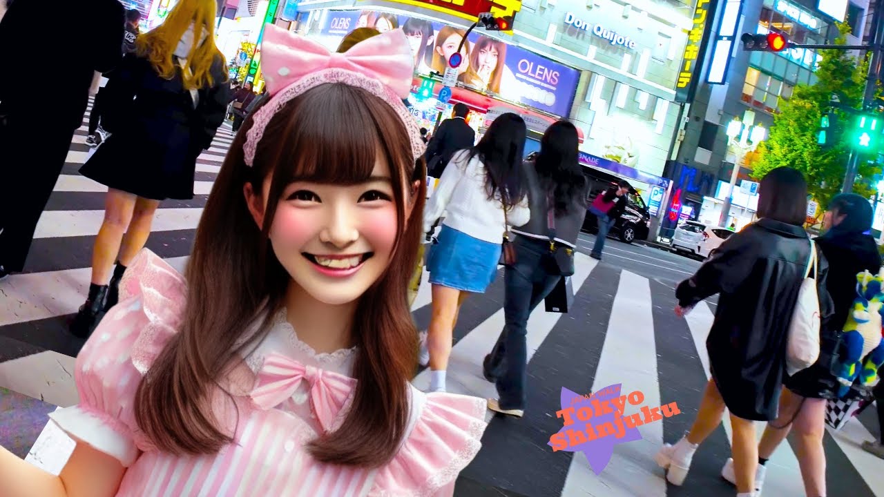 Tokyo Shinjuku👍 Huge City♪💖4K Non-stop 1 hour