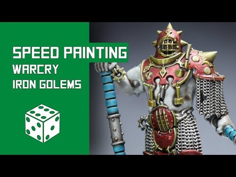 How To Speed Paint Iron Golems: Warhammer Age Of Sigmar Warcry Tutorial