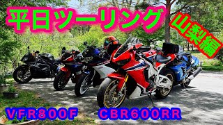 ２０２５年５月 平日ツーリング　山梨編　ＶＦＲ８００Ｆ　ＣＢＲ６００ＲＲ　カントリーキッチン　まきば公園　インスタ３６０　Ｘ４　ハイジの村　ＣＢＲ１０００ＲＲ　ＫＴＭ　Ｒ２５