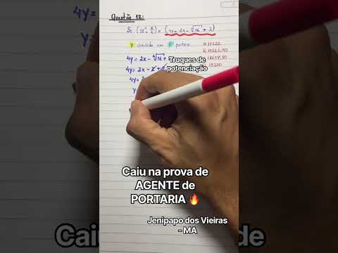 Caiu na PROVA esse raciocínio lógico e matemático em JENIPAPO DOS VIEIRAS MA - Truque da potenciação