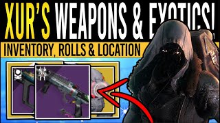 Destiny 2: XUR'S DECENT WEAPONS & ARMOR! 5th April Xur Inventory | Armor, Loot & Location