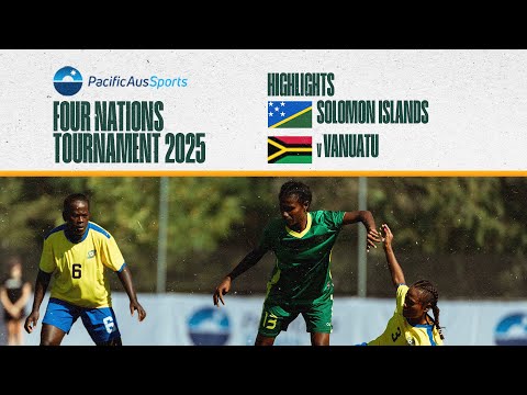 Solomon Islands v Vanuatu | Highlights | PacificAus Four Nations Tournament