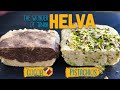 How to make HELVA at HOME 😍 | 2 Halva Recipes 1.Pistachios 2.Cocoa + Refika’s Special Oven Helva 🤤