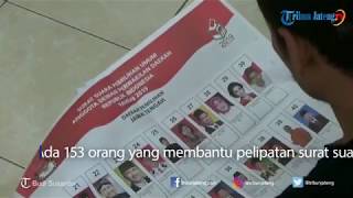 Ratusan Orang Dilibatkan dalam Pelipatan Surat Suara di Gudang KPU Kota Pekalongan