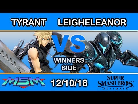 MSM 169 - Tyrant (Cloud) Vs. Leigheleanore (Dark Samus, K Rool) Pools R2 - Smash Ultimate
