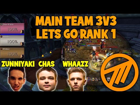 Main team pushing rank 1 on EU | 3v3 with Zunniyaki and Chas