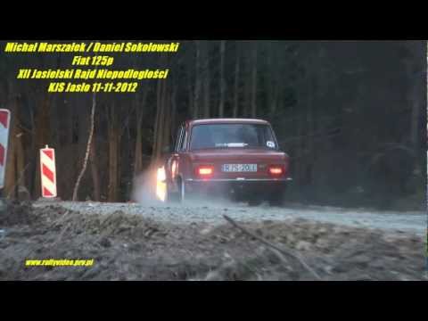 M. Marszałek / D. Sokołowski - Fiat 125p-XII Jasielski Rajd Niepodległości KJS Jasło-11-11-2012
