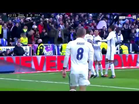 Real Madrid vs Malaga 2-1 All Goals  LaLiga 21/01/2017 HD