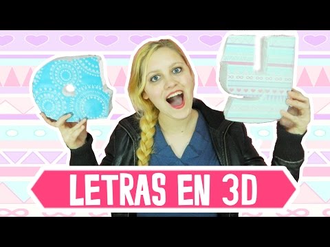 Decora tu hogar con letras 3D