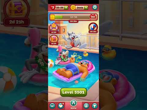 TOON BLAST LEVEL 5501 DONE😎😎😎episode 118 Pool party unlocked 🔓 🔓