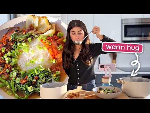 A Cozy Dinner for When Life Feels Heavy (Brothy Rice & Chicken)