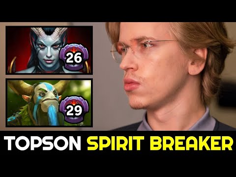 TOPSON First Pick Spirit Breaker vs 2x Master Tier Dota 2