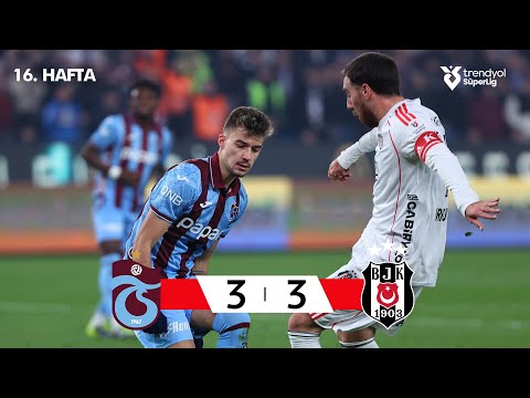 Trabzonspor (3-3) Beşiktaş - Highlights/Özet | Trendyol Süper Lig - 2025/26
