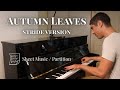 Autumn Leaves Stride Piano Sheet Music PDF MIDI Les Feuilles Mortes Victor Demange
