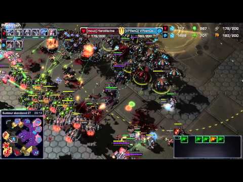 (HD881) HeroMarine vs Slivko - TvZ - Heart of the Swarm [FR]