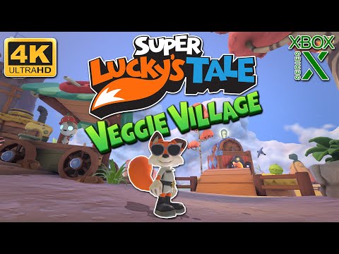 New Super Lucky's Tale - Veggie Village - Full Gameplay Walkthrough - 4K UHD - Xbox Series X