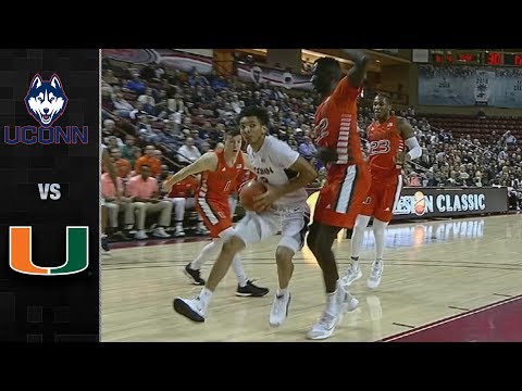 UConn vs. Miami Men's Basketball Highlights (2019-20)