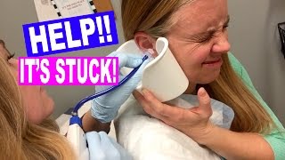 HELP! SOMETHING'S STUCK IN MY EAR! NASTY EAR WAX REMOVAL!!