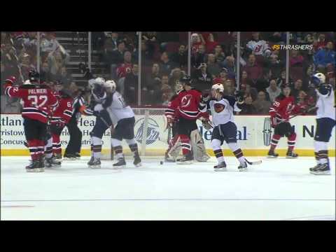 Thrashers @ Devils 3/15/2011 - Controversial no-goal