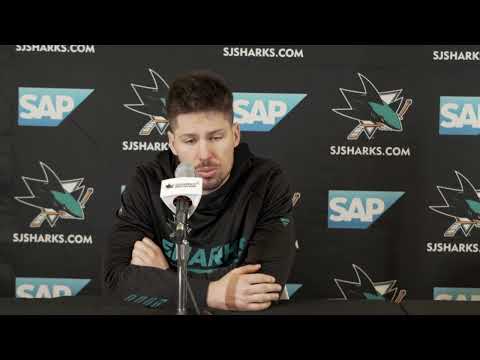 Logan Couture reacts to GM Doug Wilson leaving San Jose Sharks