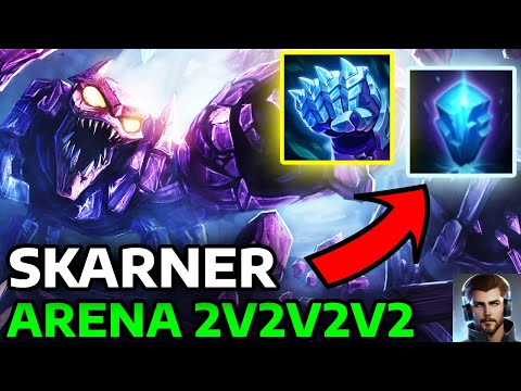 Skarner's Passive is BUSTED in League's New Arena Mode 2V2V2V2 | League of Legends