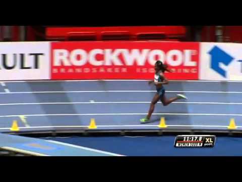 Genzebe Dibaba Smashes 5000m Indoor WORLD RECORD XL Galan 2015