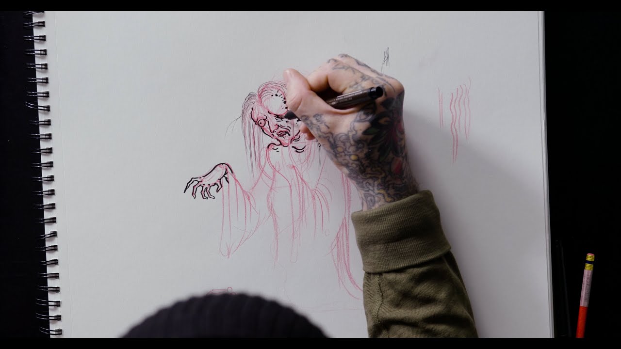 Dansin's Japanese Ghost (Yurei) Tutorial | Tattoodo | Art Class