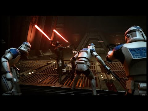 Star Wars: Jedi Fallen Order - 501st Clone Troopers VS Purge Troopers - NPC Wars
