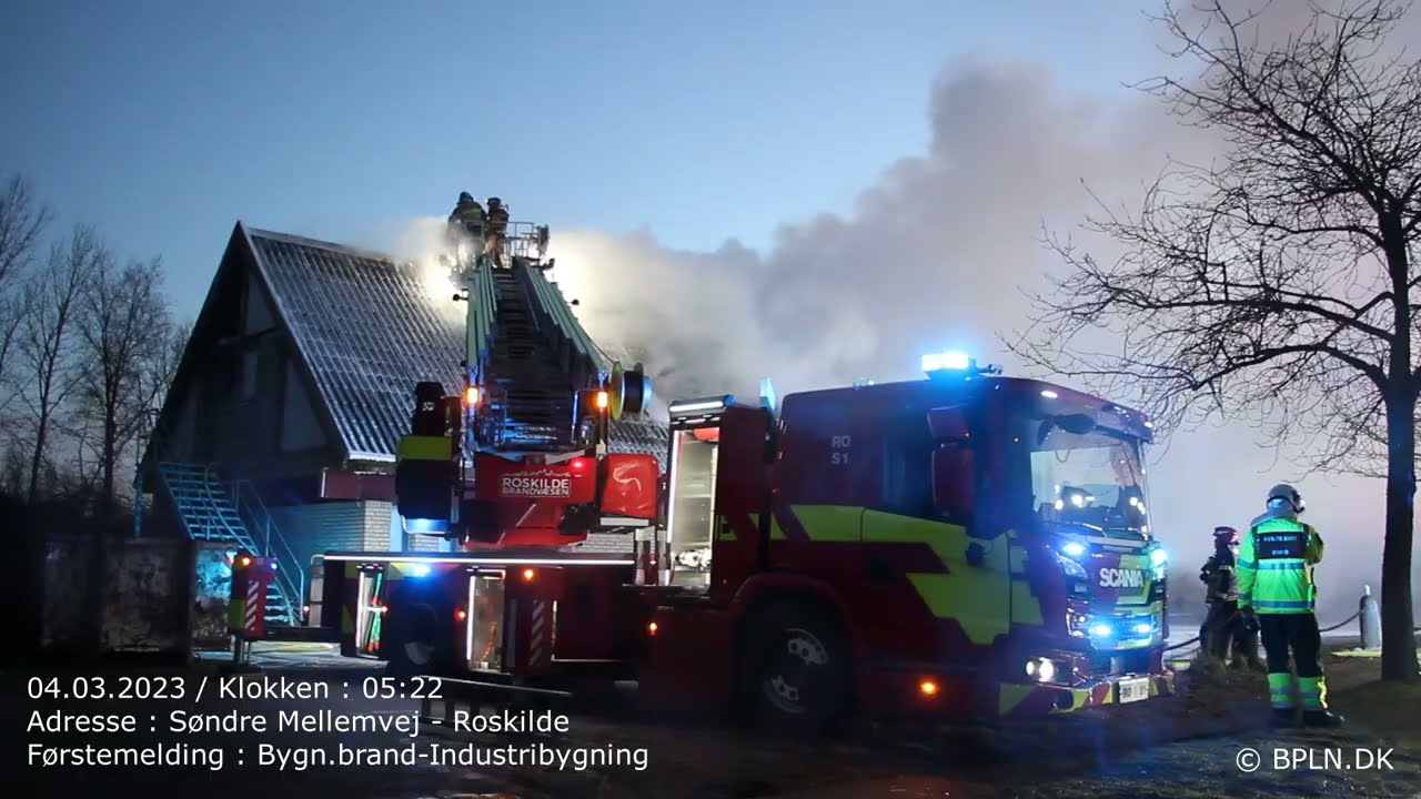 04.03.2023 / Bygn.brand-Industribygning / Roskilde