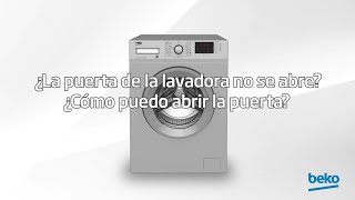 ¿La puerta de la lavadora no se abre? Esto es lo que debes comprobar 