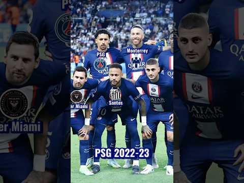 PSG 2022-2023 Where are the now? #psg #championsleague #neymar