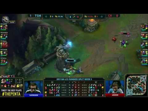 Jensen gets the revenge solo kill onto Bjergsen!