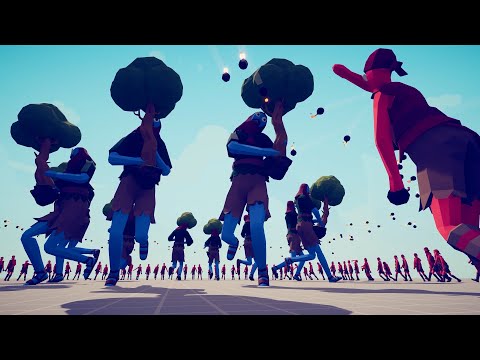 100x Bomb Thrower vs 10x EVERY UNIT - Totally Accurate Battle Simulator TABS