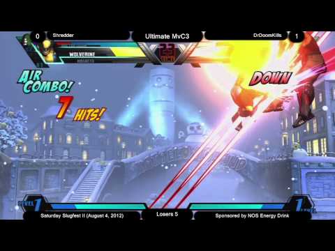 Shredder vs DrDoomKills - UMvC3 - GameClucks Saturday Slugfest II