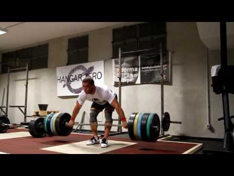 Klokov Snatch deadlift 225kg x 5  7/11/13 Milan Italy