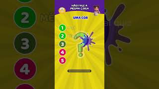 Tente não falar as mesmas coisas que eu - Jogo divertido #quiz #alegria