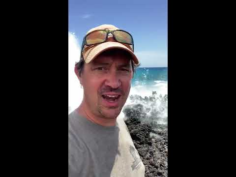 NEVER turn your back on the ocean!