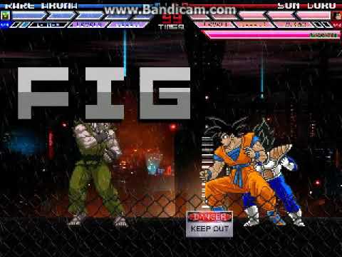 MUGEN Request: Rare Akuma Vs Goku & Vegeta