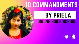 10 commandments | Paper craft | Activity by Priela | Warrior's Online Bible School