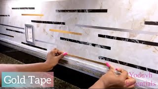 DIY KITCHEN BACKSPLASH Ideas WITH TABLE MATS and MORE